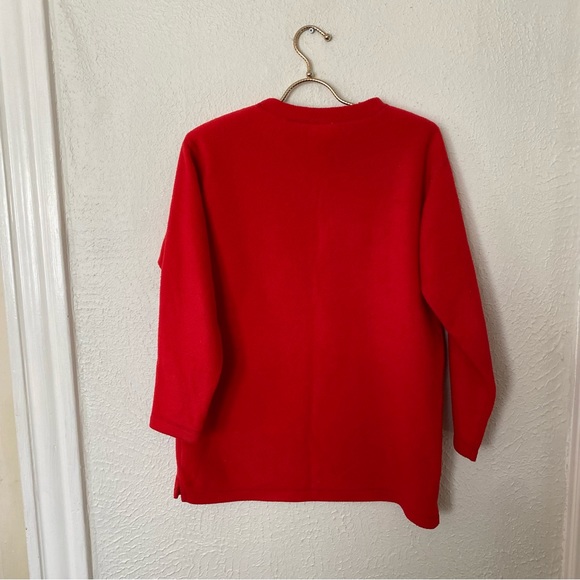 Vintage 90s Nebraska Cornhuskers Fleece Pullover Long Sleeve Medium - Picture 9 of 13